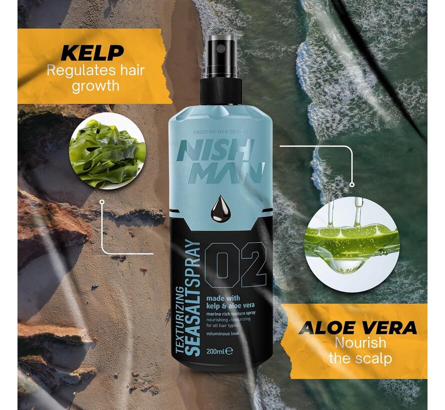 Seasalt Spray 200ml - 3 Stuks