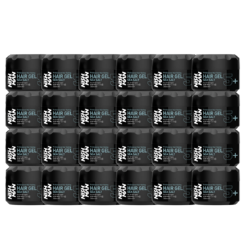 Nish Man Hair Gel 5+ Sea Salt 300ml  - 24 STUKS