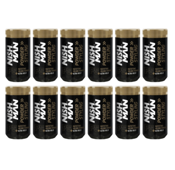 Nish Man P5 Mattifying Volume Powder ULTRA HOLD -  20 Gr. - 12 Stuks
