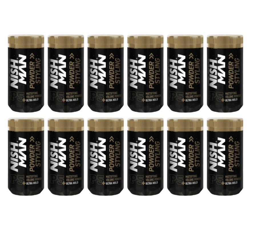 P5 Mattifying Volume Powder ULTRA HOLD -  20 Gr. - 12 Stuks