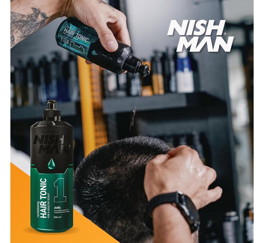 Hair Tonic 1 Chilly 400ml - 12 Stuks