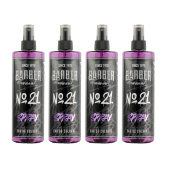 MARMARA BARBER GRAFFITI Series Spray Cologne 400ml no 21   - 4 Stuks