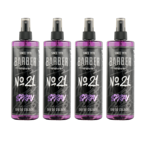 MARMARA BARBER GRAFFITI Series Spray Cologne 400ml no 21   - 4 Stuks
