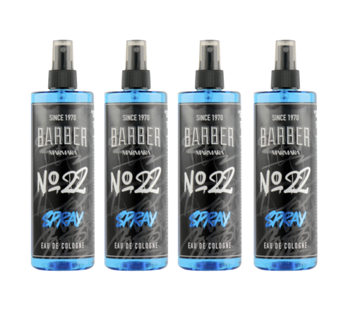 MARMARA BARBER GRAFFITI Series Spray Cologne 400ml no 22   - 4 STUKS