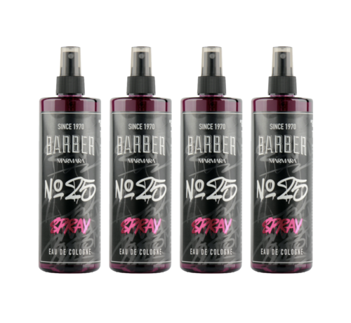 MARMARA BARBER GRAFFITI Series Spray Cologne 400ml no 25  - 4 STUKS