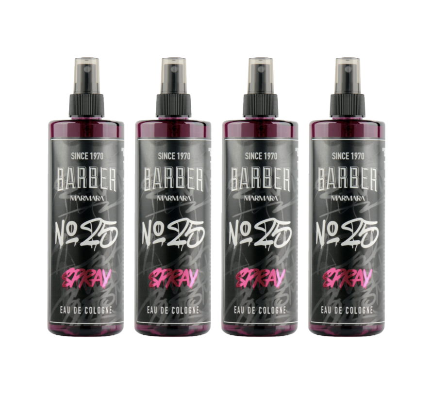 GRAFFITI Series Spray Cologne 400ml no 25  - 4 STUKS