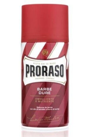 Proraso Scheerschuim Sandalwood Rood