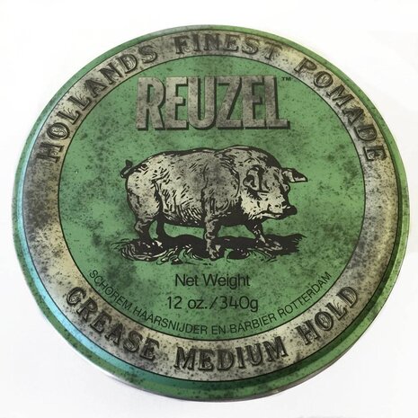 Reuzel Grease Medium Hold Green 340gr Reuzel Grease Medium Hold Green 340gr