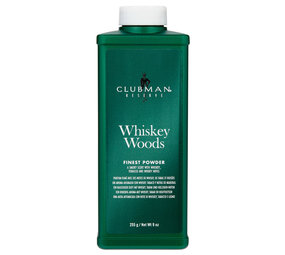 Clubman Pinaud producten Finest Talc Whiskey Woods 255g Clubman Pinaud producten Finest Talc Whiskey Woods 255g