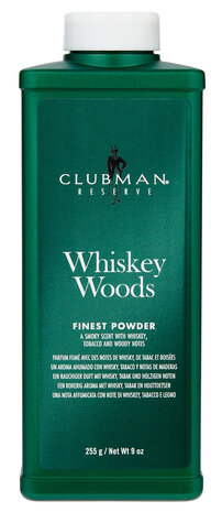 Clubman Pinaud Finest Talc Whiskey Woods