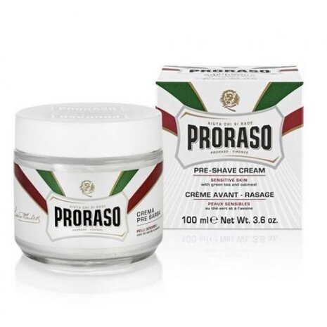 Proraso Pre shave crème gevoelige huid Proraso Pre shave crème gevoelige huid