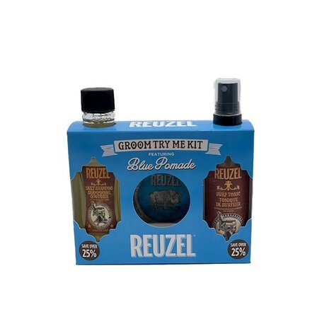 Reuzel Groom Try Me Kit Blue Pomade Reuzel Groom Try Me Kit Blue Pomade