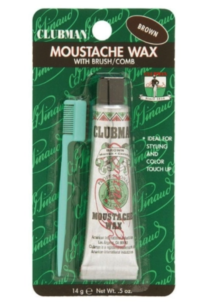 Clubman Pinaud producten Snorrenwax Brown