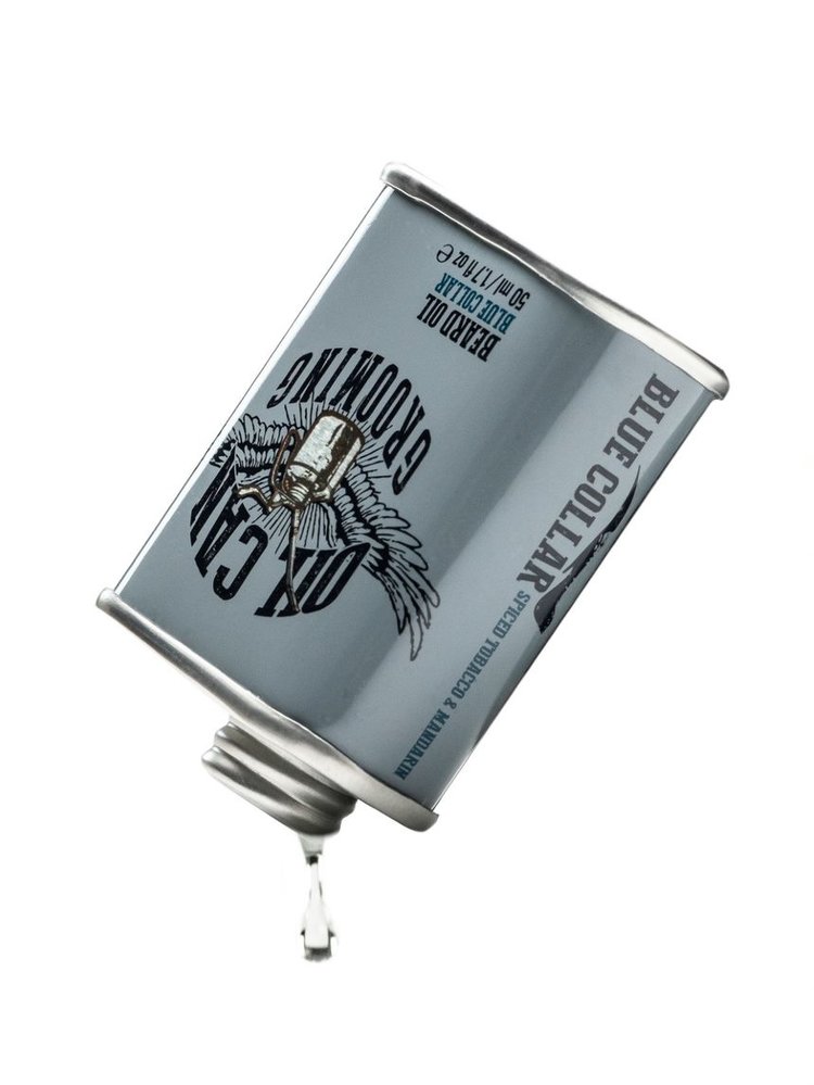 Oil Can Grooming Beard Oil Blue Collar