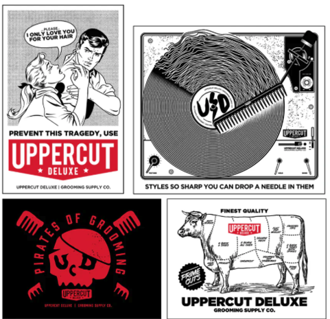 Uppercut producten Sticker set