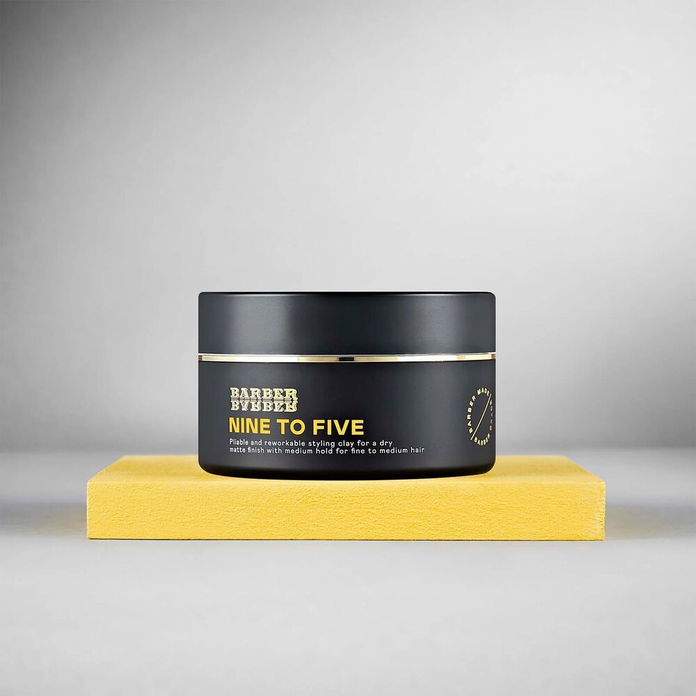 BARBER BARBER Nine To Five  Medium Hold Styling Clay  100g BARBER BARBER Nine To Five  Medium Hold Styling Clay  100g