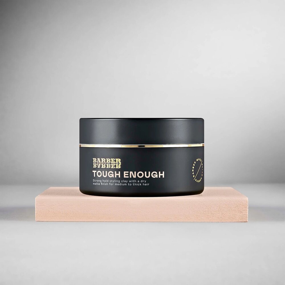 BARBER BARBER Tough Enough  Strong Hold Styling Clay  100g BARBER BARBER Tough Enough  Strong Hold Styling Clay  100g