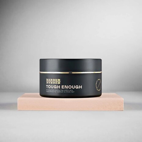 BARBER BARBER producten Tough Enough Strong Hold Styling Clay 100g BARBER BARBER producten Tough Enough Strong Hold Styling Clay 100g