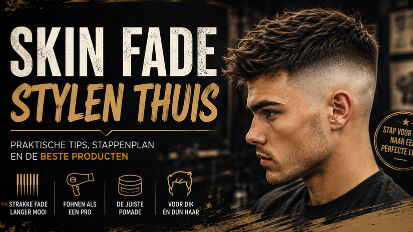 Skin fade stylen thuis: zo blijft je kapsel strak