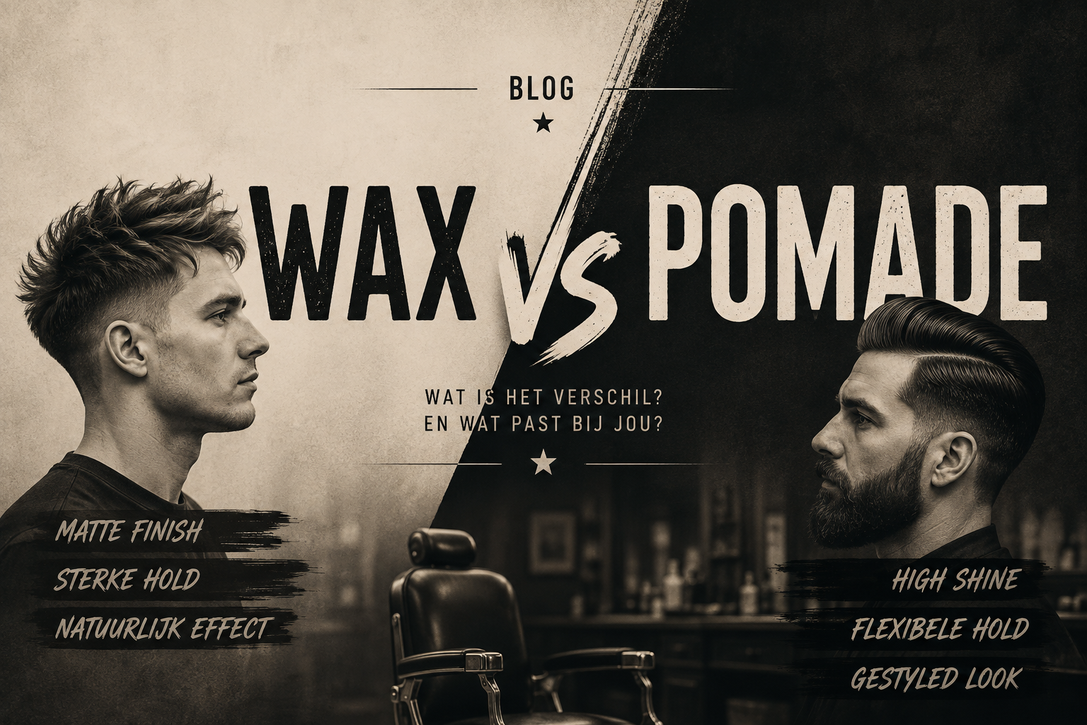 Wax vs pomade: wat zijn de verschillen en welke past het beste bij jouw kapsel? Wax vs pomade: wat zijn de verschillen en welke past het beste bij jouw kapsel?