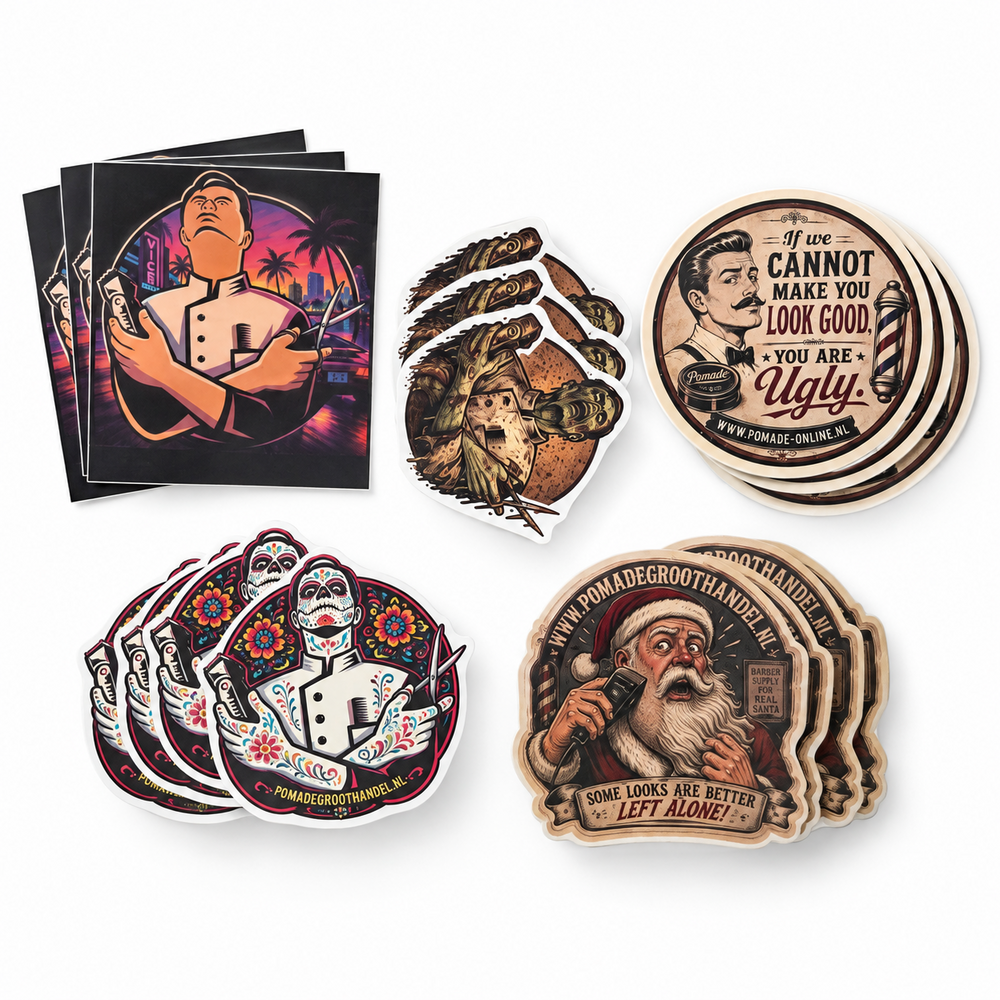 Pomade-Online Stickers Assorti