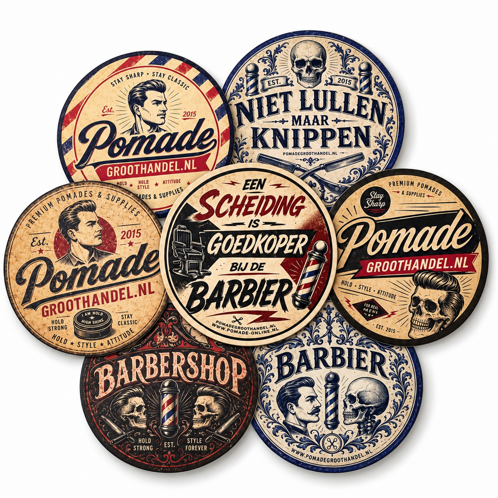Pomade-Online Bierviltjes Assorti