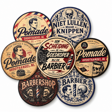 Pomade-Online Bierviltjes Assorti