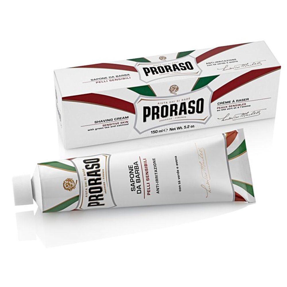 Proraso Scheercreme Tube Sensitive Wit 150 ml