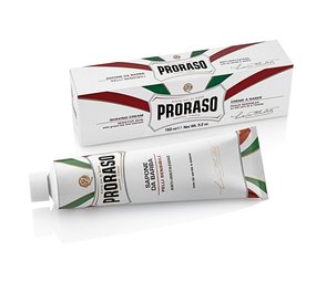 Proraso Scheercreme Tube Sensitive Wit 150 ml Proraso Scheercreme Tube Sensitive Wit 150 ml