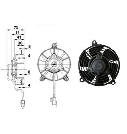 Comex Cooling Fan 4.7" (120mm) Pusher/Blower