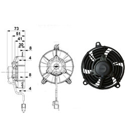 Comex Cooling Fan 4.7" (120mm) Puller/Sucker