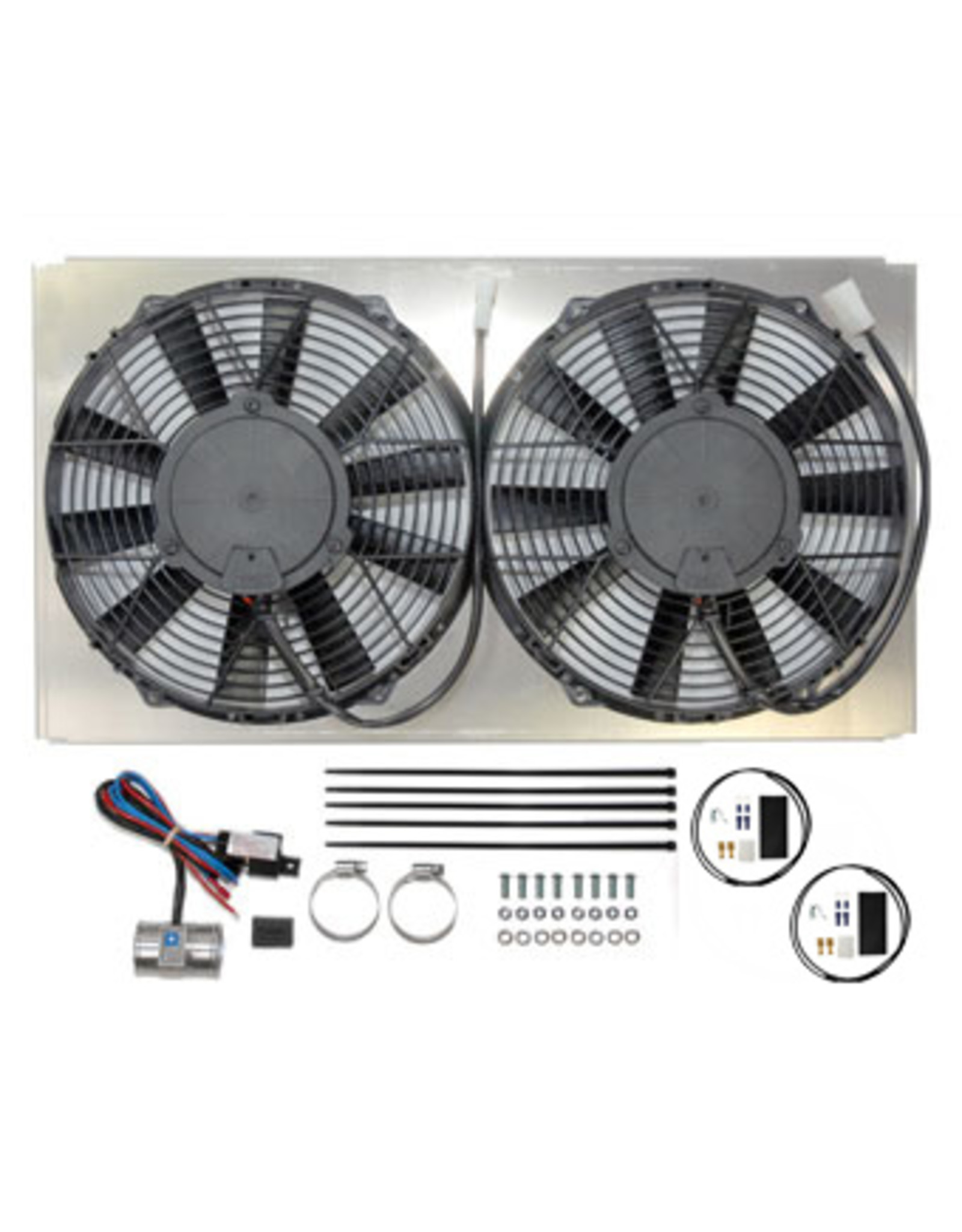 Revotec Kit de ventilateur de refroidissement pour Jaguar E-Type série 2 (Twin Fan)