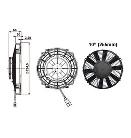 Comex Cooling Fan 10" (255mm) Pusher/Blower