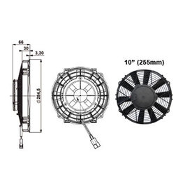 Comex Cooling Fan 10" (255mm) Puller/Sucker