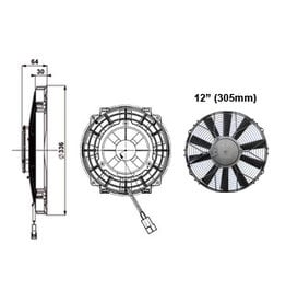 Comex Cooling Fan 12" (305mm) Pusher/Blower