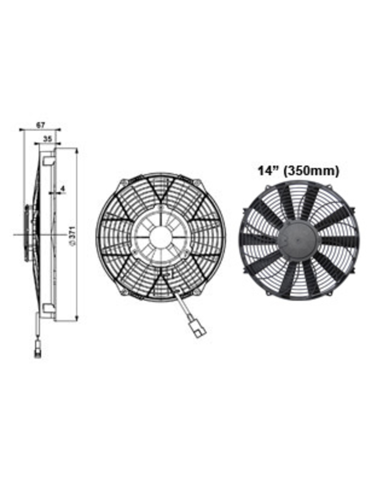 Comex 14" (350mm) Pusher/Blower