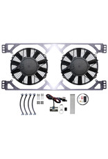 Revotec Cooling Fan Kit Lotus Elan Late S3 & Plus 2 (Spitfire Wide Radiator) Twin Fan