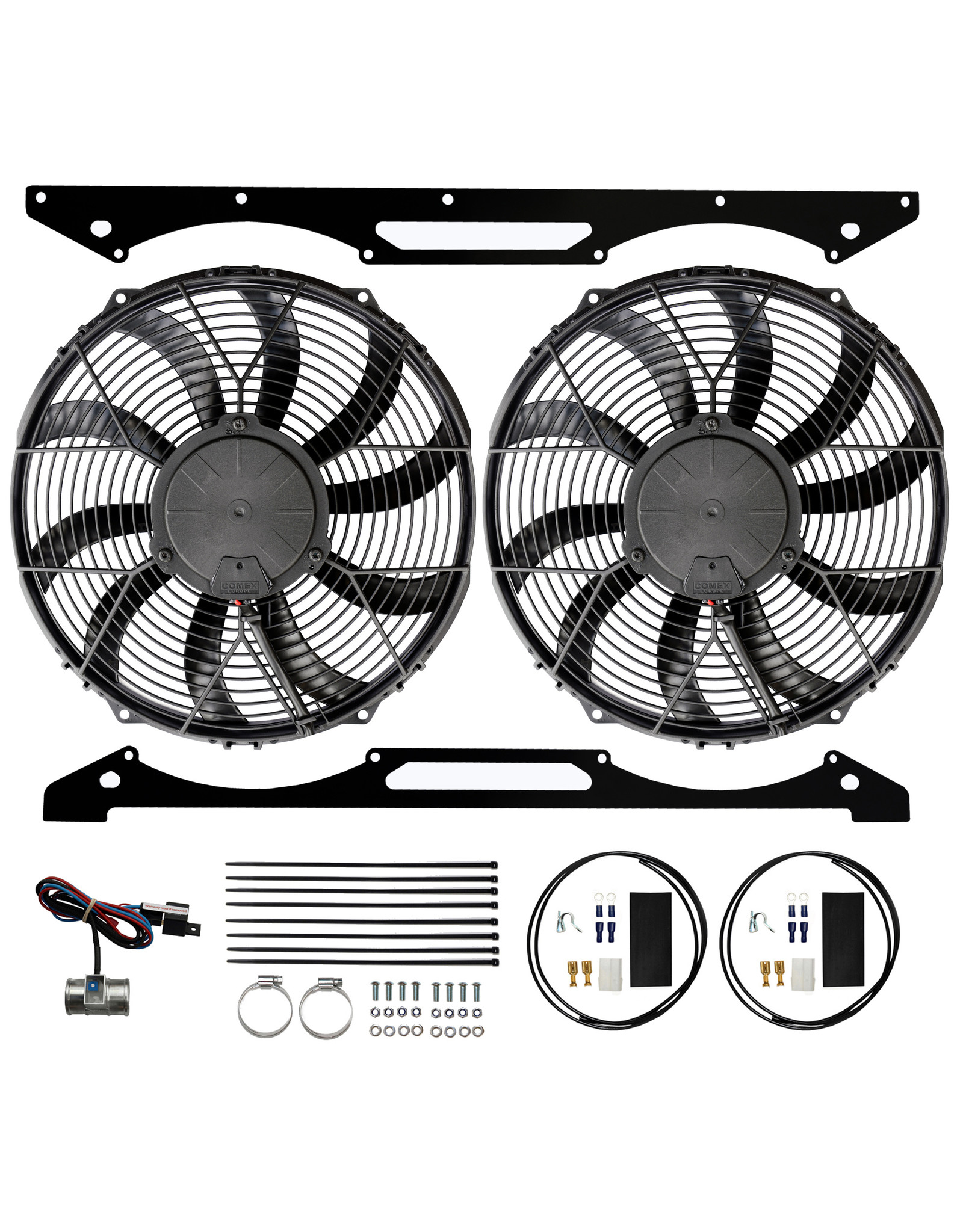 Revotec Kit de ventilateur de refroidissement pour Land Rover série 3 V8