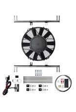 Revotec MG Midget 1275cc Cross Flow Radiator, Kit de ventilateur