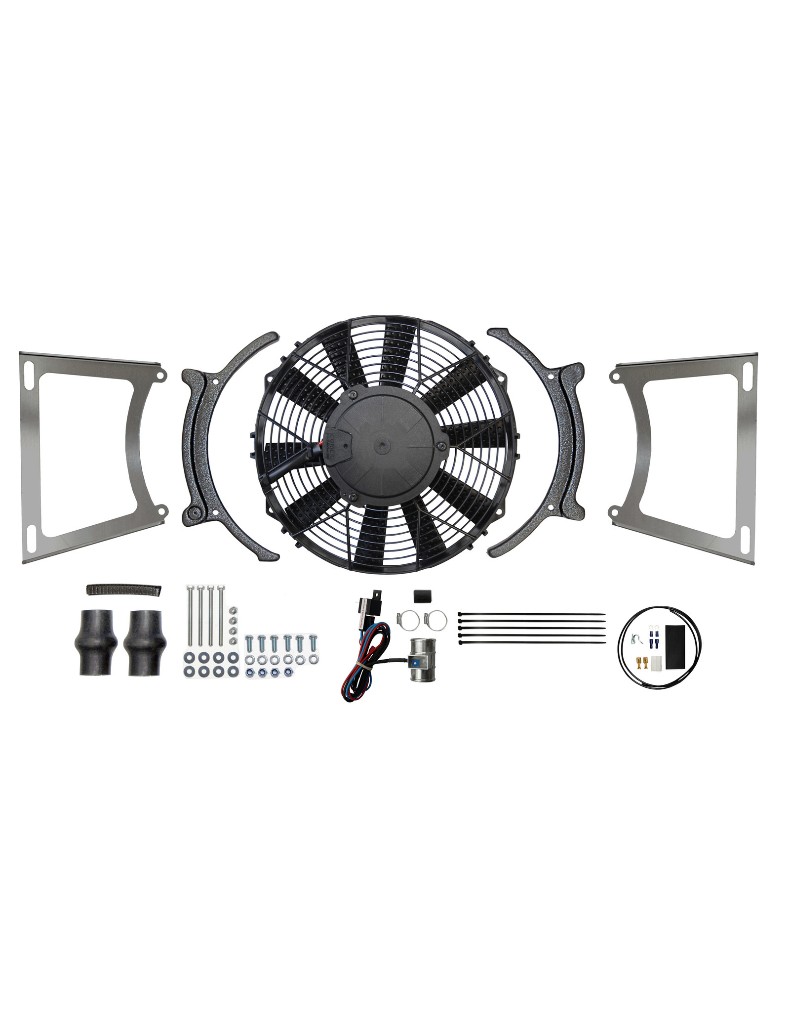 Revotec MGB Cooling Fan Kit 1962-76 Positive Earth