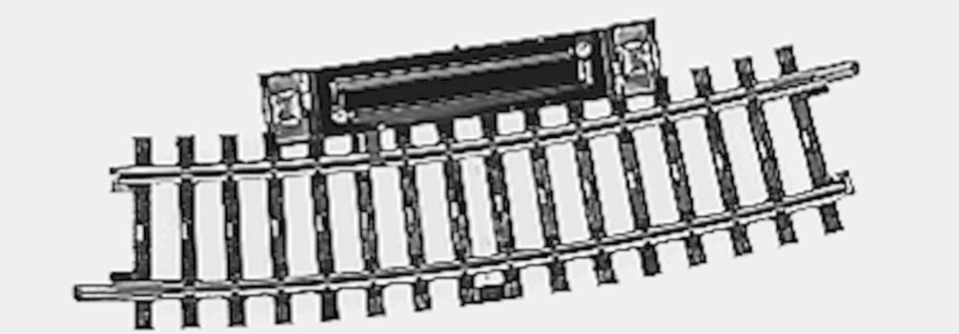 K-rail bocht 2239 schakelrail radius 424,6mm, 15°