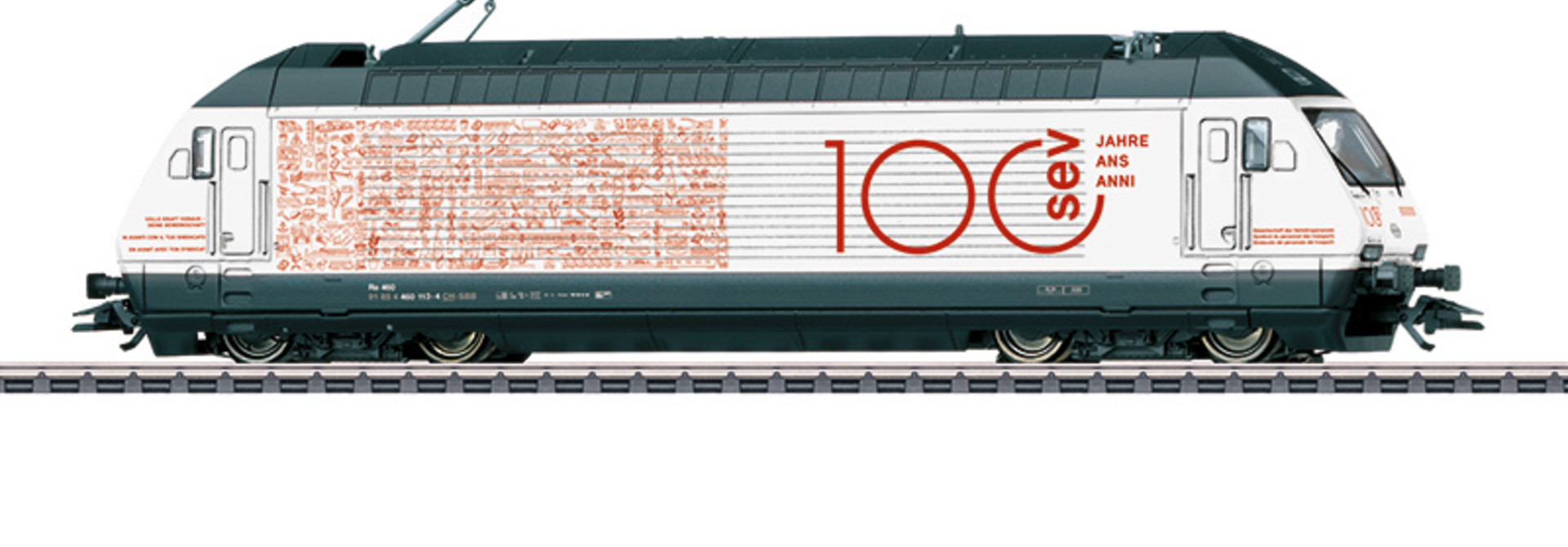 39467 E-Lok Re 460 100 Jahre SEV SB