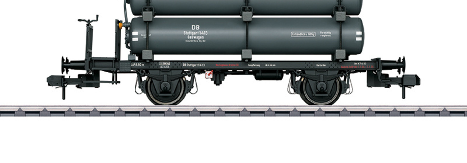 58060 Dienstgoederenketelwagen met gascontainers DB