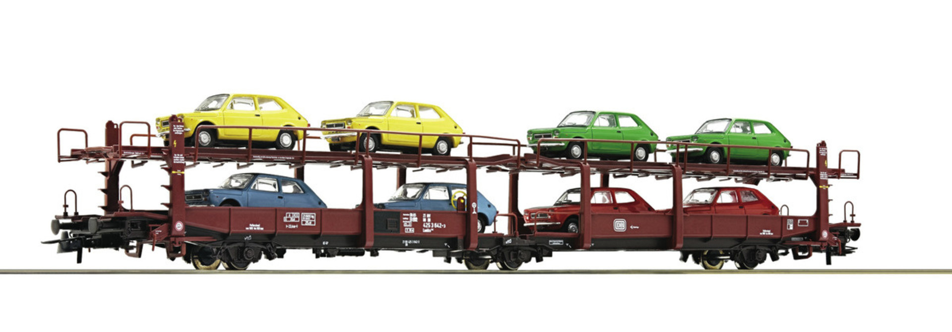 76834 Autotransportw. DB+Fiat 127