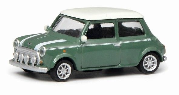 Mini Cooper, groen-wit-1