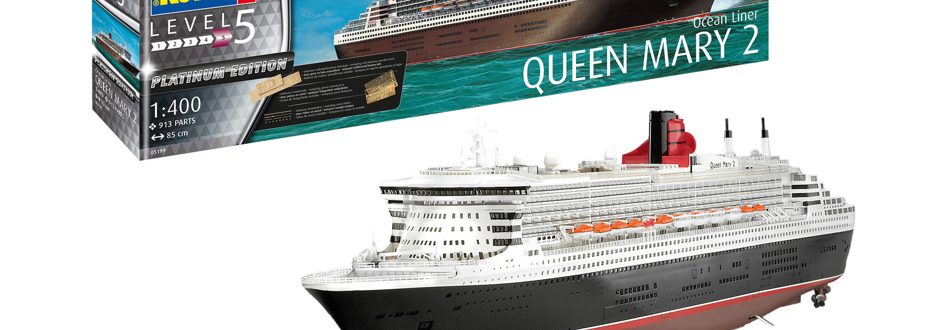 1:400 Queen Mary 2