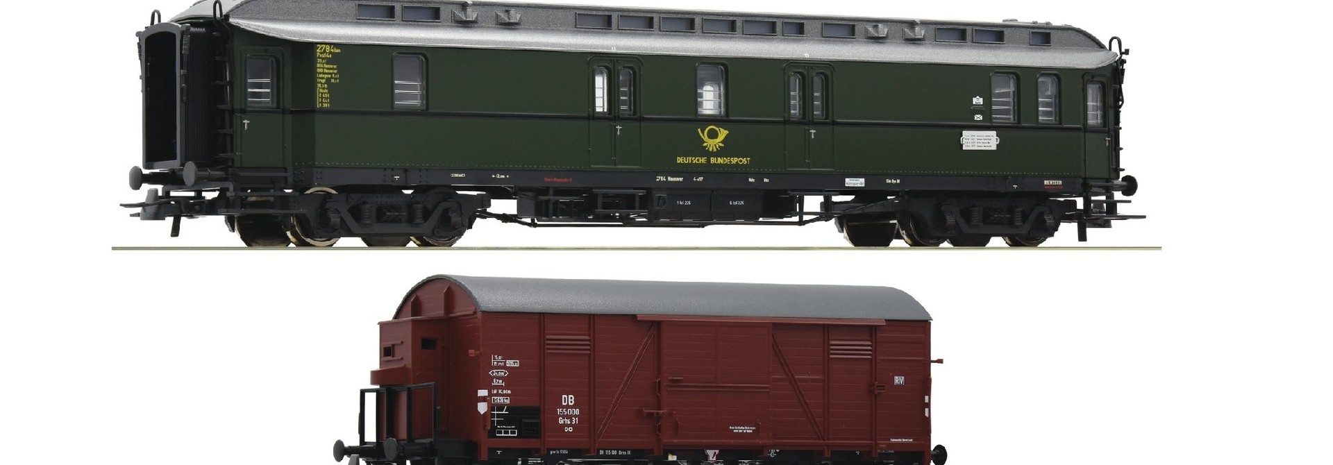 Treinset ''Posttrein Deutsche Bundesbahn''