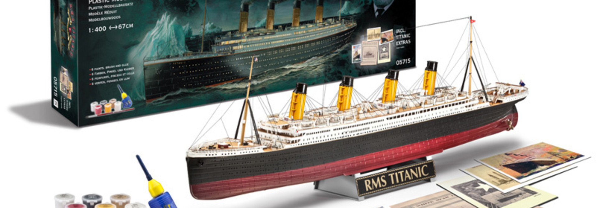 1:400 Geschenkset "100 Jahre Titanic"
