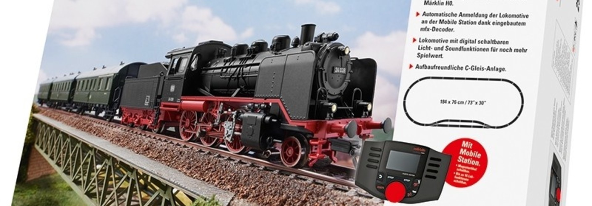 29243 digitale startset stoomtrein + geluid