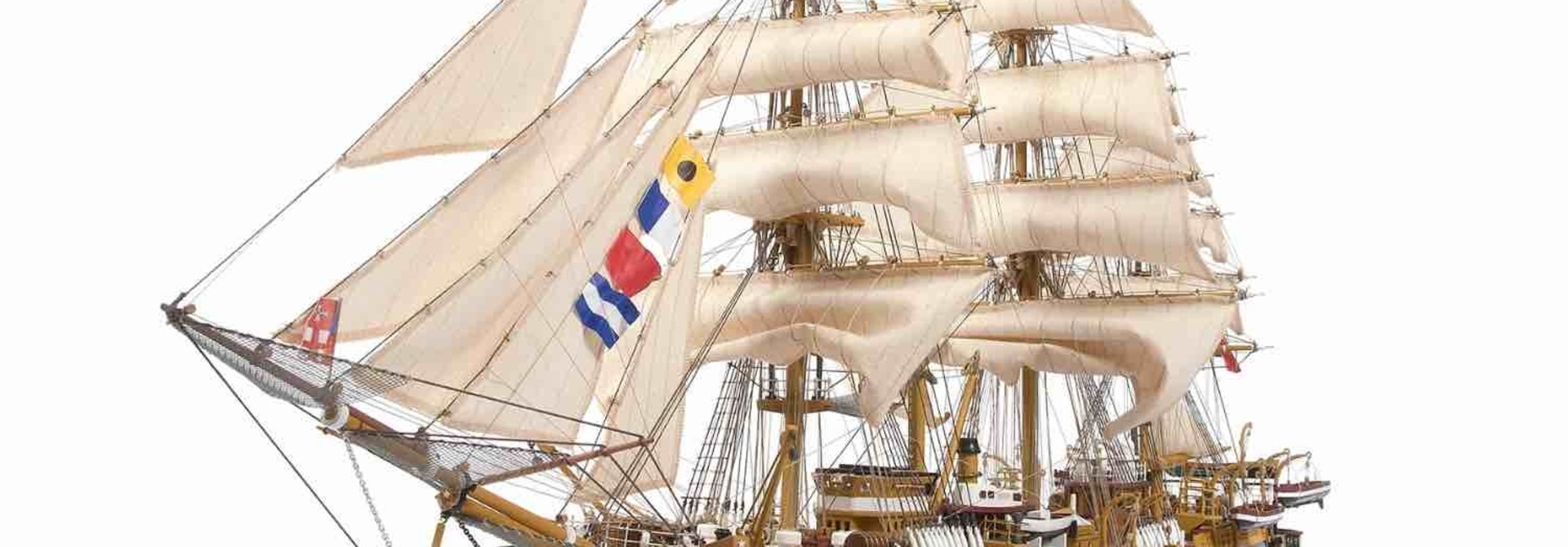 Americo Vespucci houten scheepsmodel 1:100 - 2023 model